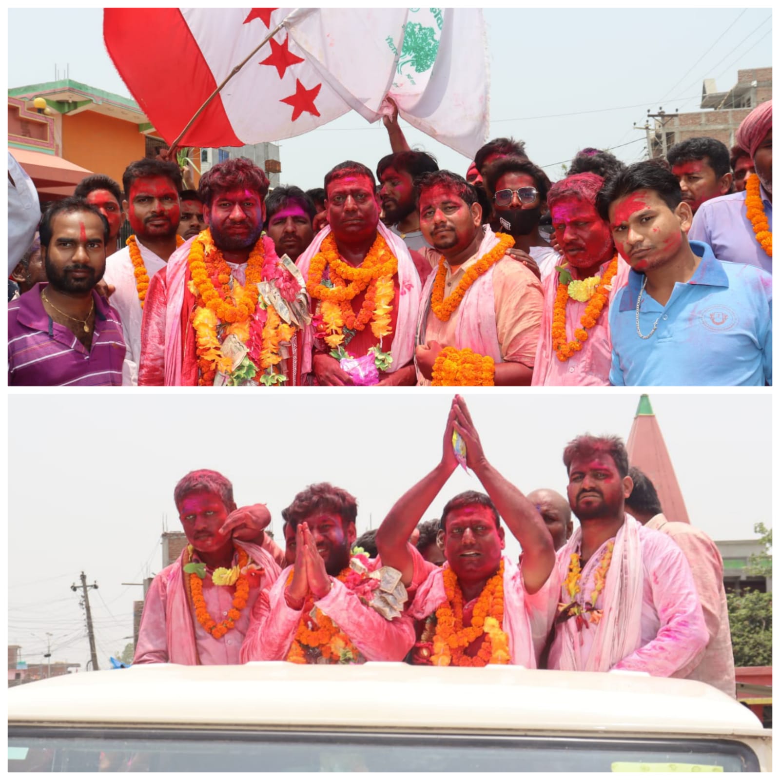 कटहरिया नगरपालिकाको निर्वाचित मेयर अजय प्रकास जैसवाल निकाले भब्य बिजय जुलुस