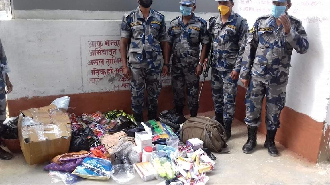 सशस्त्र प्रहरीद्वारा मधेश प्रदेशबाट १ महिनामै करोडौको अवैध सामाग्री बरामद