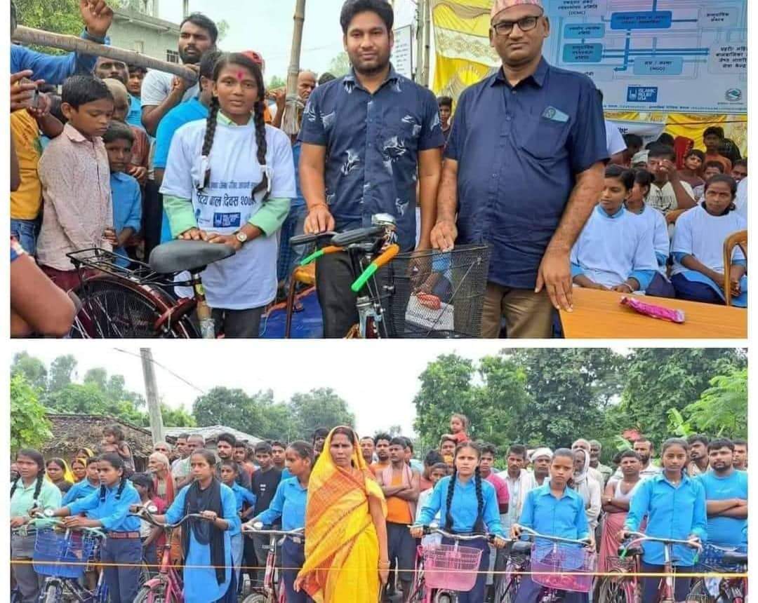 कटहरिया नगरपालिकामा नगर स्तरीय साइकल दौड प्रतियोगिता सम्पन्न