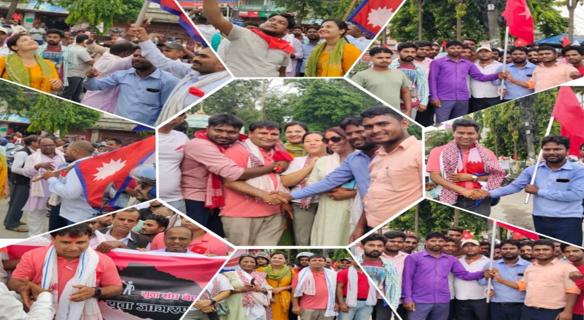 नेकपा एस निकट युवा संघ नेपालको महाकाली-मेची जागरण अभियान पुग्यो रौतहट सम्म