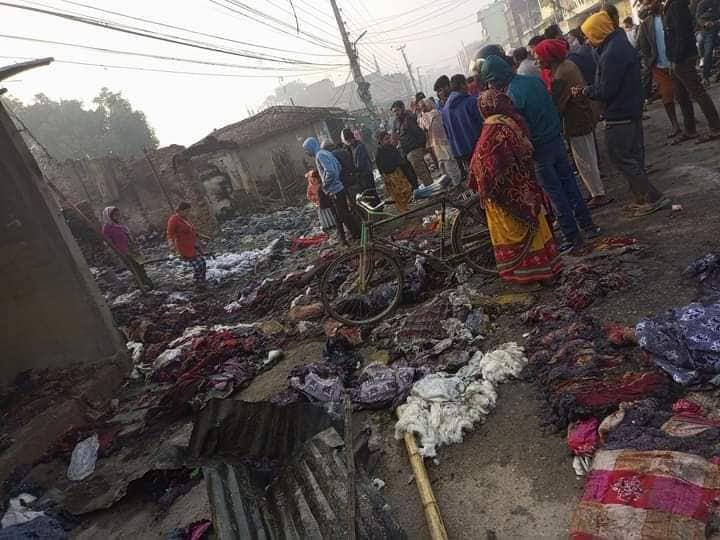 गौरमा आगलागी हुँदा ३ जना बालबालिकाको गयो ज्यान