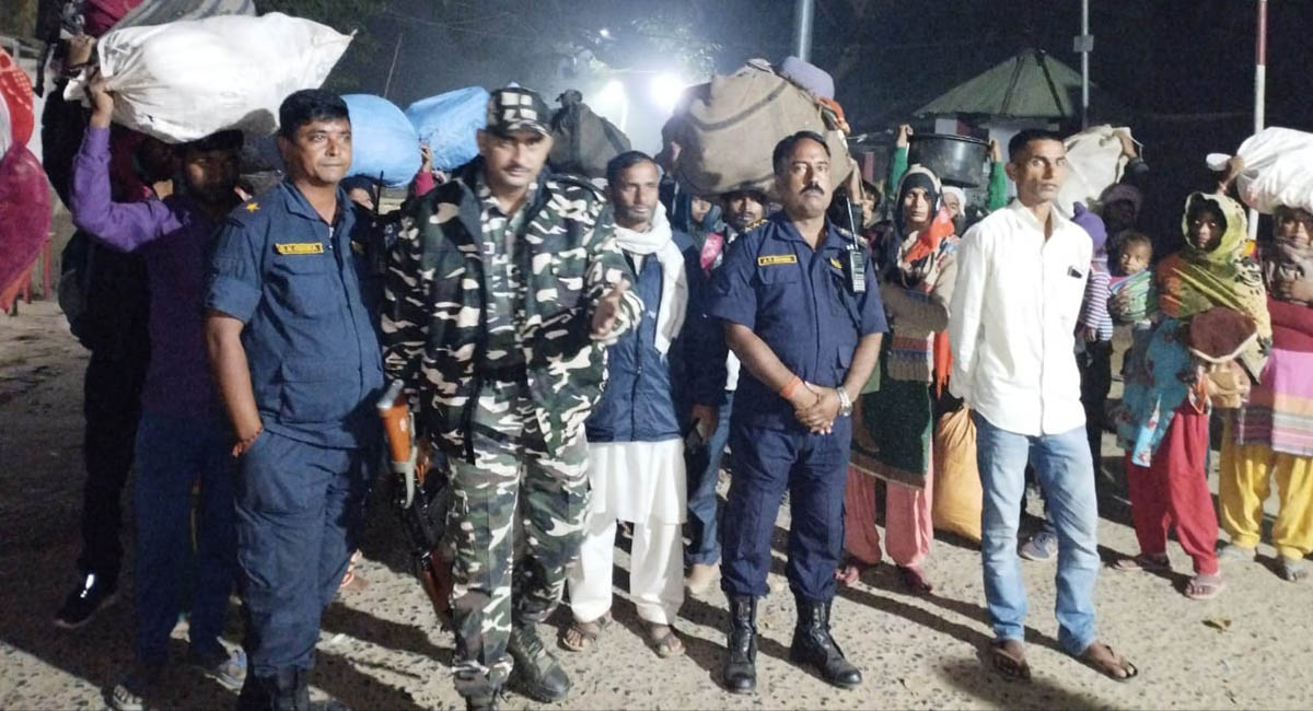 रौतहट प्रहरी द्रारा ३८ जना भारतीय नागरिकको उद्धार