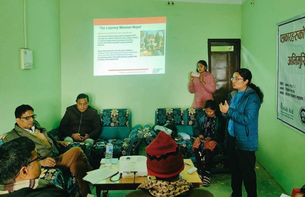 रौतहटको गौरमा कुष्ठरोग सम्बन्धि अभिमुखि कार्यक्रम सम्पन्न