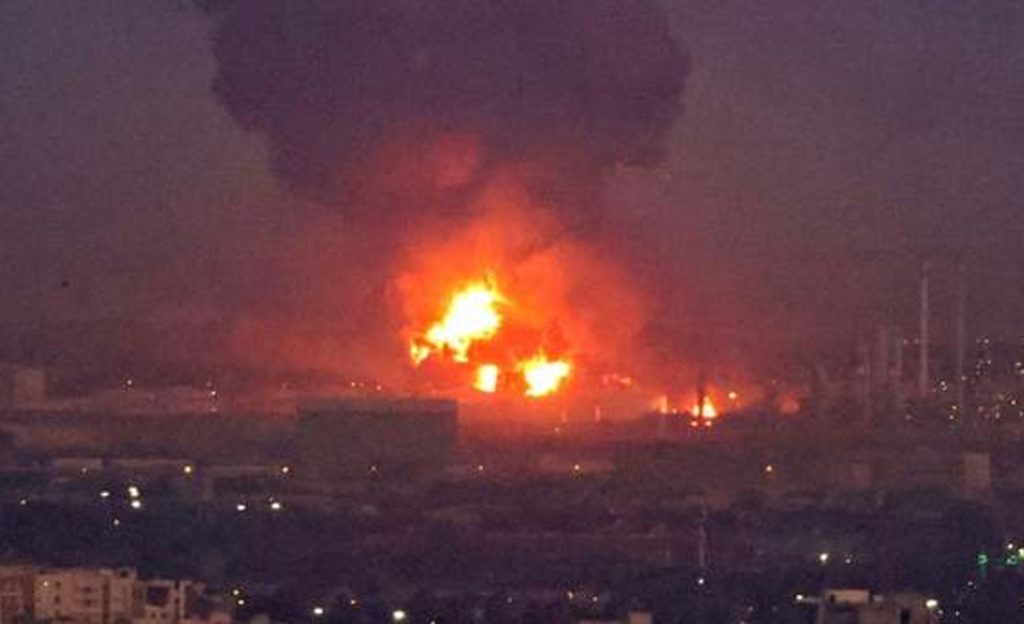 इरानमा सैनिक हतियार निर्माण गर्ने केन्द्रमा विस्फोट