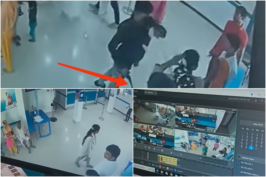 महोत्तरीको एनएमबि बैंकमा लुटपाट