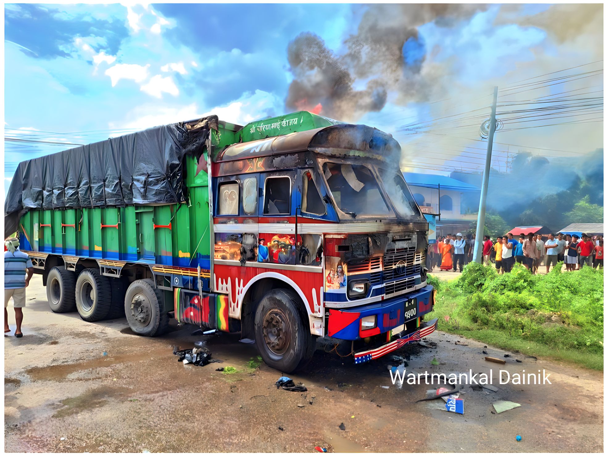 रौतहटमा ट्रकको ठक्कर बाट एक महिलाको मृत्यु