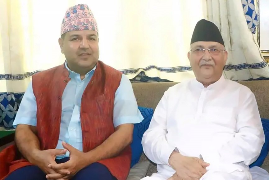 एमाले अध्यक्ष ओली संग भेट्न सांसद सुनील शर्मा पुगे बालकोट