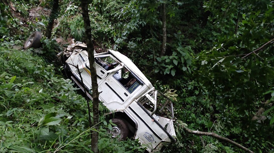 डोटीमा जिप दुर्घटना हुँदा ४ जनाको मृत्यु, ५ जना घाइते