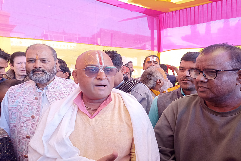 जानकी मन्दिर सबैको प्रतिष्ठा हो, विवादित नबनाऔँ : महन्त रामरोशन