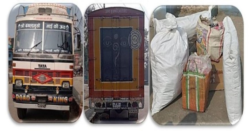 ४२ लाख ४४ हजार मूल्य बराबरको समानसहित ट्रक बारा प्रहरीको नियन्त्रणमा