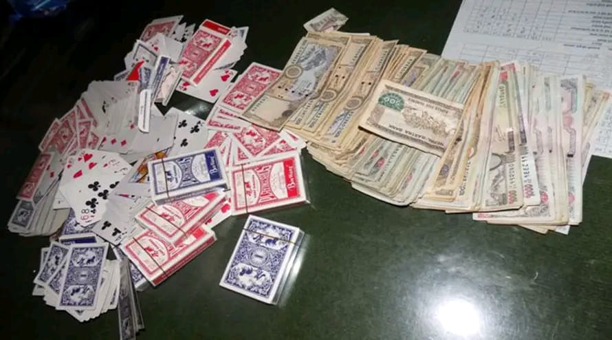 काठमाडौंमा जुवातास खेलिरहेको अवस्थामा ५ जना पक्राउ