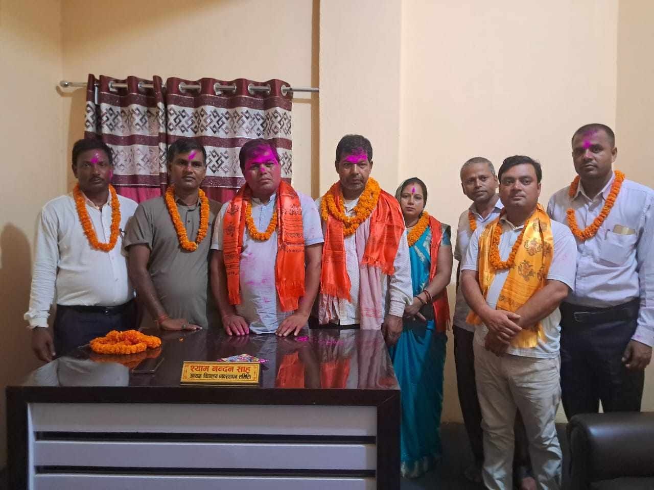 श्री जय किसान नमुना माबि धरहरीको वि.व्य.स.गठन,अध्यक्षमा श्यामनन्दन साह