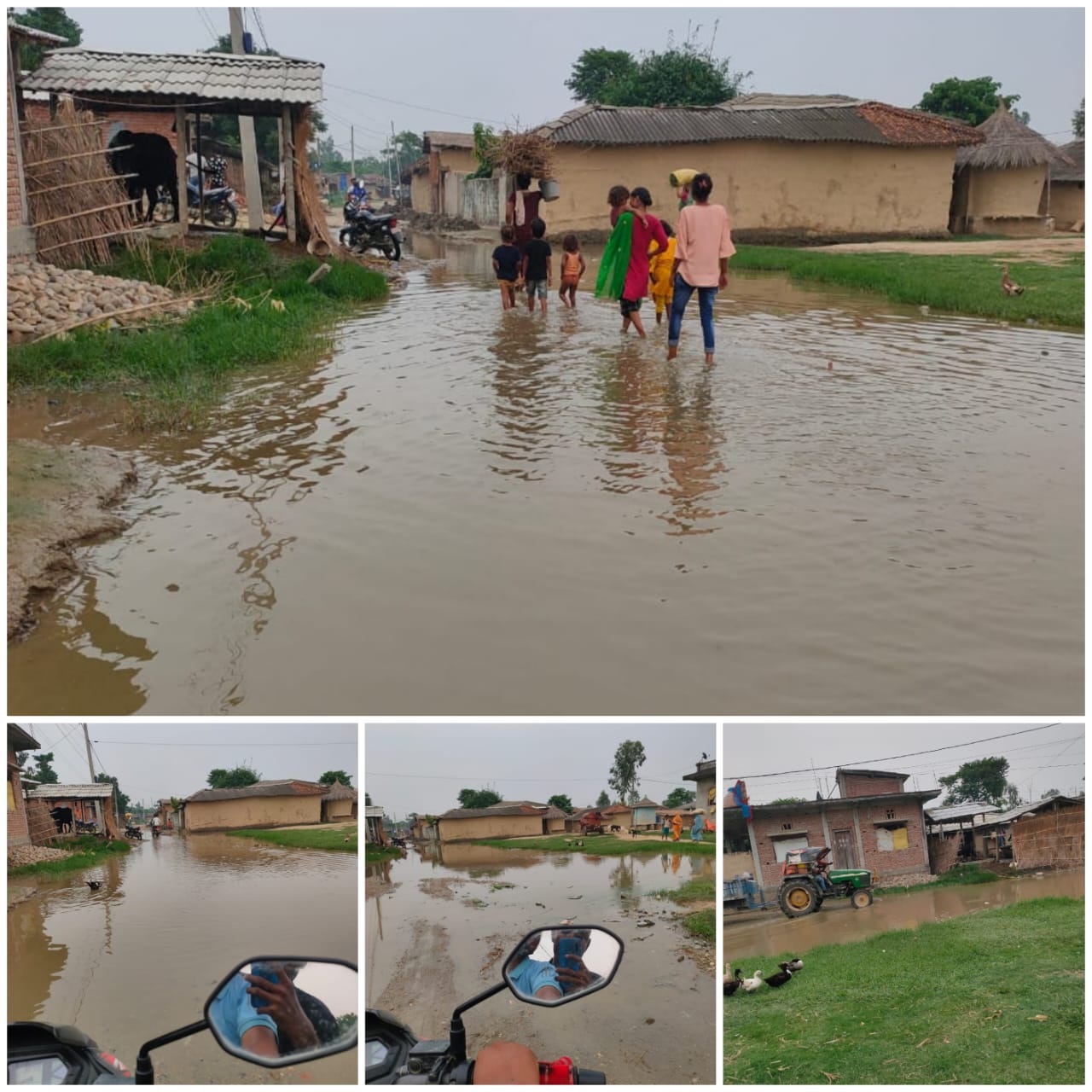 गरुडा–७ का वडाअध्यक्ष बजेट पचाउतिर केन्द्रित हुंदा, बाटो जलमग्न स्थानियलाई सास्ती