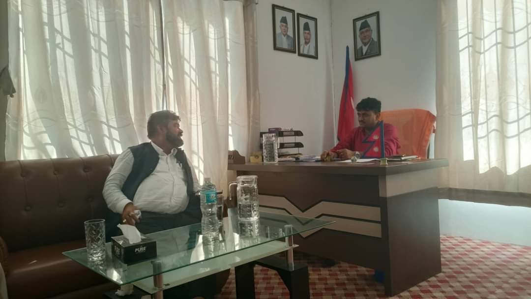 नगर प्रमुख जैसवालले मेयर कपलाई अझै भब्य र ब्यवस्थित बनाउन मन्त्री जैसवालसंग गरे अपिल