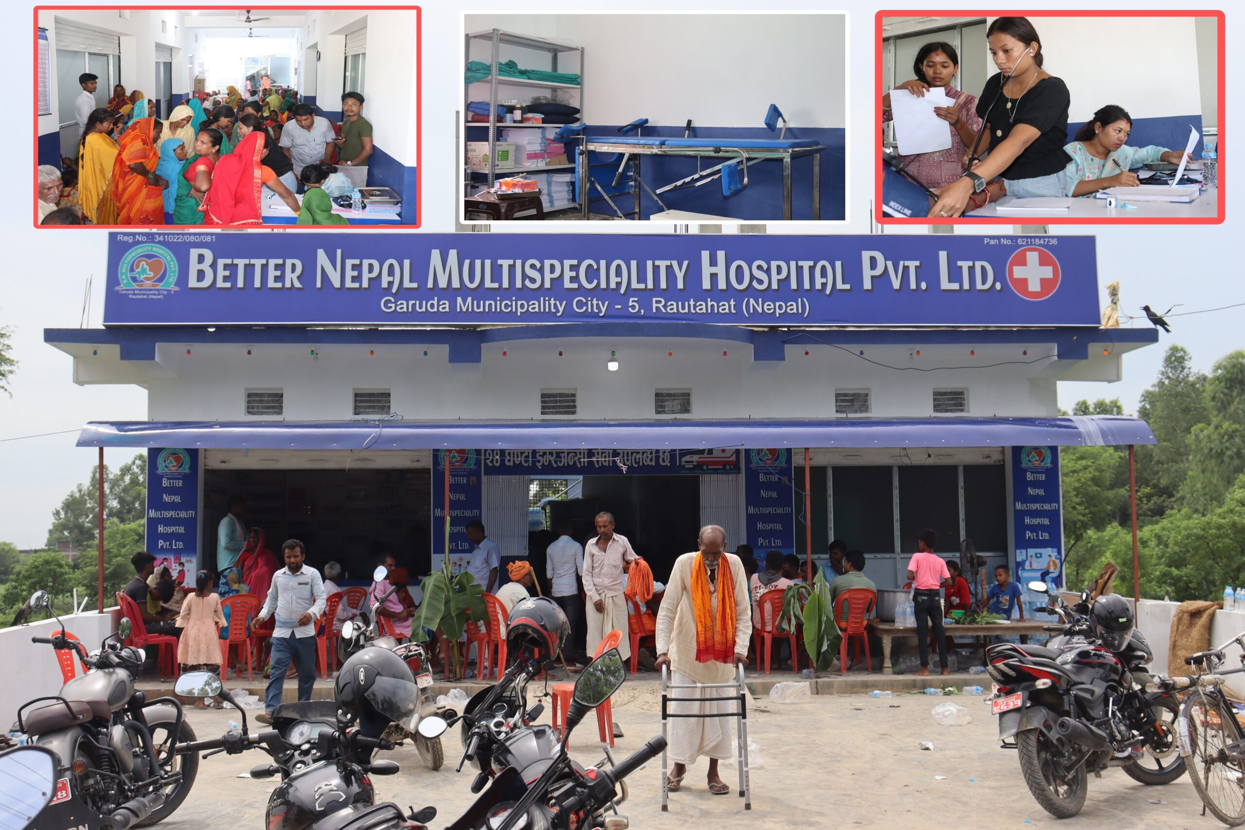 रौतहटको गरुडामा सुबिधा सम्पन ‘बेटर नेपाल मल्टिस्पेसियालिटी हस्पिटल संचालनमा