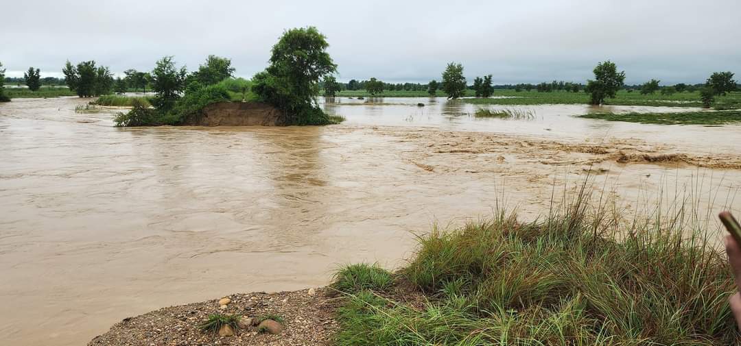रौतहटको बकैया र बागमती नदीको बाँधफुटेपछि, बस्ती छाड्दै बासिन्दा