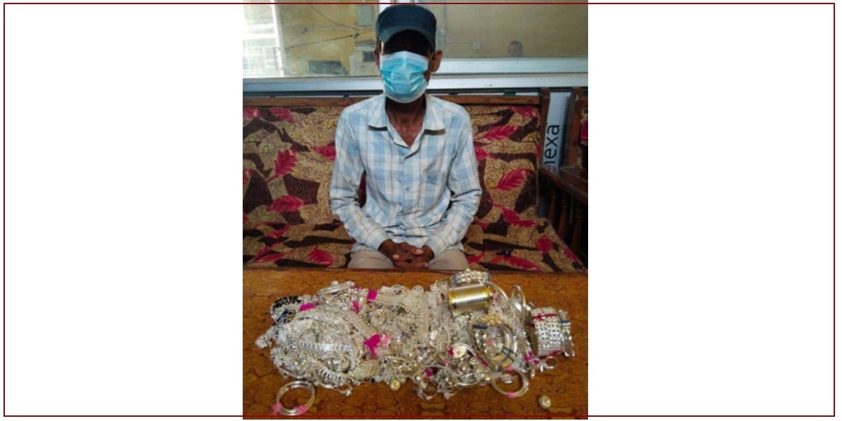 रौतहटमा चाँदीको गहनासहित एक भारतीय नागरिक पक्राउ