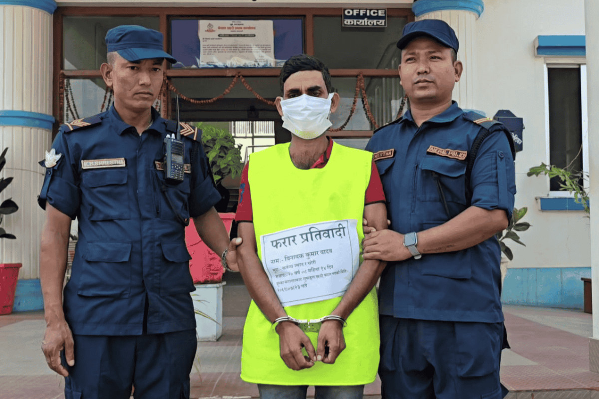 कारागारबाट सुरूङ खनेर भागेका व्यक्ति पक्राउ