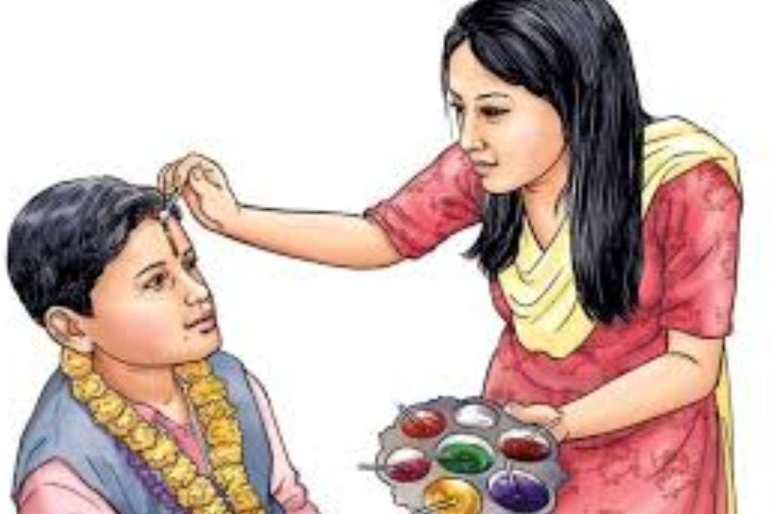 आज भाइटीका, बिहान ११ ३७ बजे उत्तम साइत