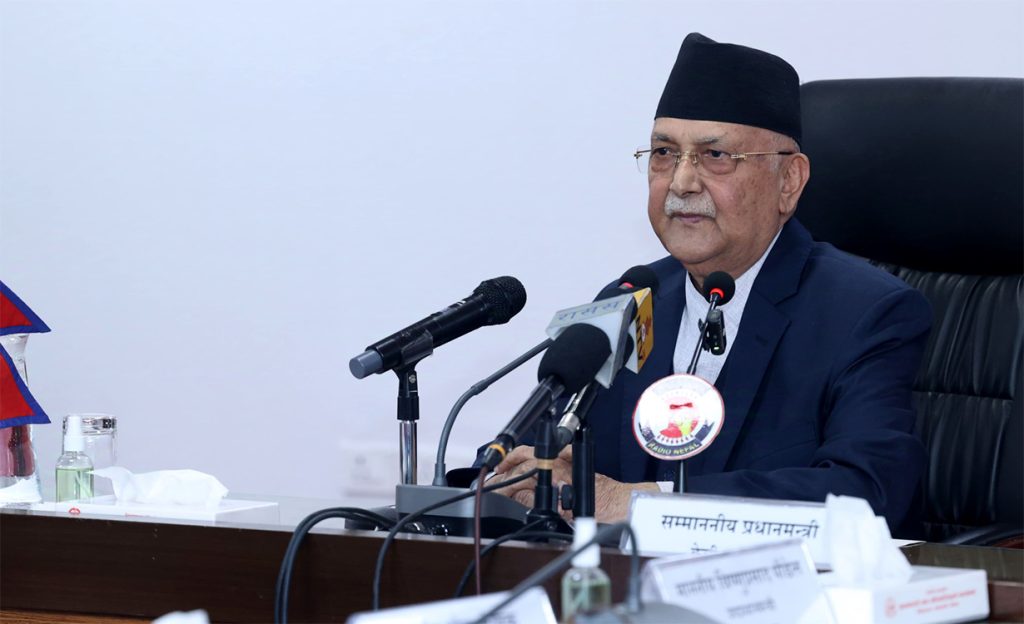 प्रधानमन्त्री ओलीले दिए तिहारको शुभकामना