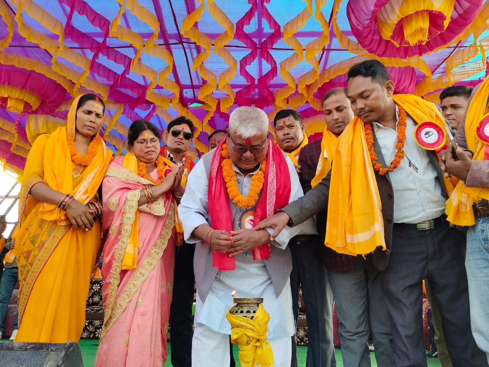 गढिमाइको पहिलो पुजा हुने रौतहटको कनकपुरमा पञ्चवर्षीय गढीमाईको मेला उद्धघाटन