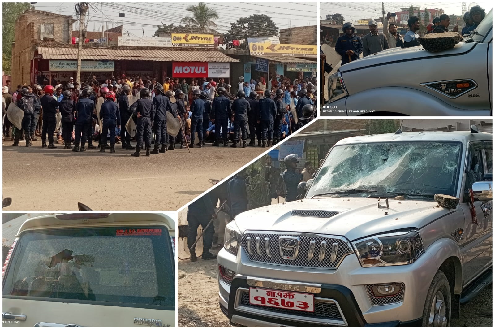 गरुडामा शिक्षक सरुवाको बिषय लिएर नगर प्रमुखको गाडी सहित नगरपालिकामा बिधार्थीद्धारा तोडफोड