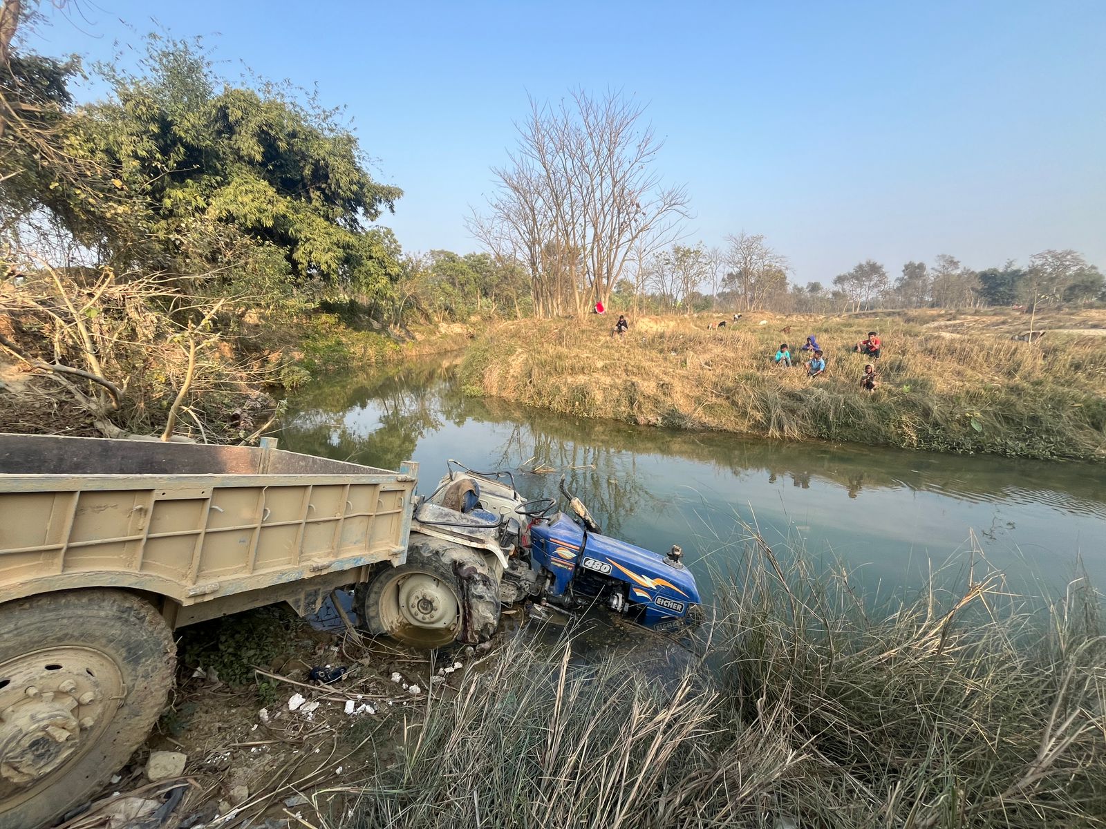 रौतहटमा ट्याक्टर दुर्घटना हुँदा चालकको मृत्यु