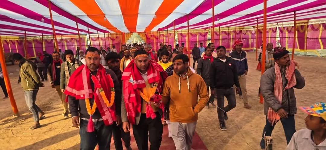 रौतहटको बलुवामा श्रीमत भागवत कथा र नवाह यज्ञ सुरु