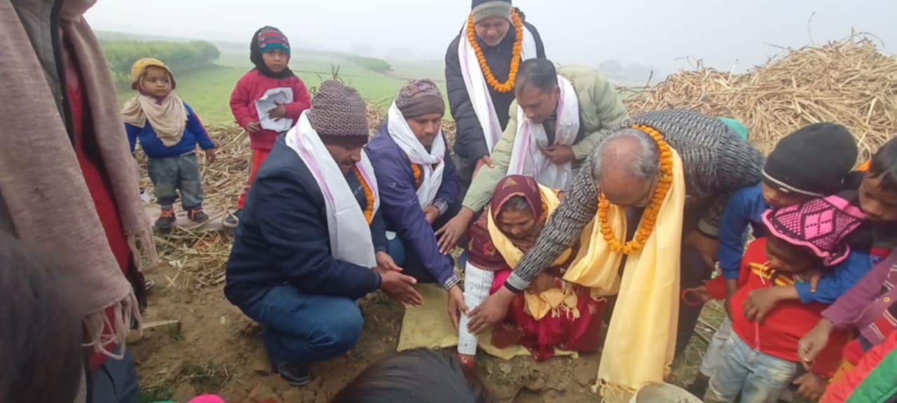 फतुवा विजयपुरमा एकै दिन तीन वटा बिधालय भवनको शिलान्यास