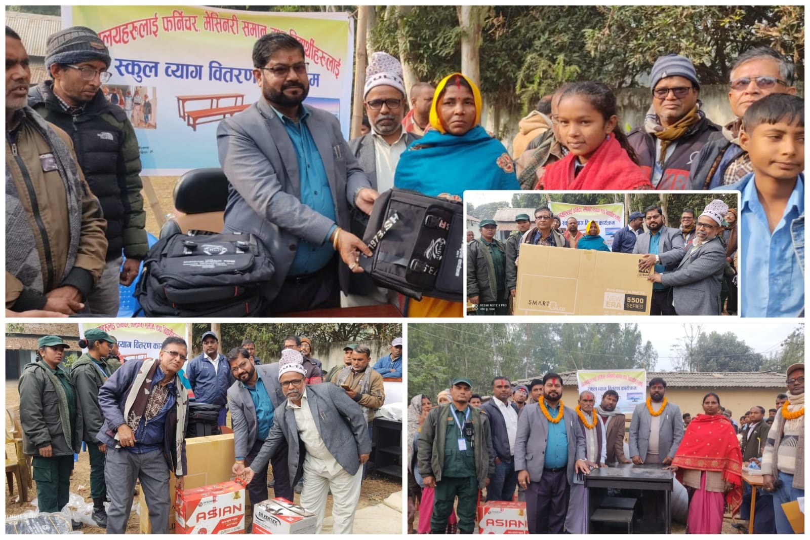 पालिका मातहात रहेका दुई बिधालयलाई गरुडाका नगर प्रमुख जैसवालद्धारा करिब १० लाख बराबरको क्षैक्षिक समाग्री हस्तान्तरण