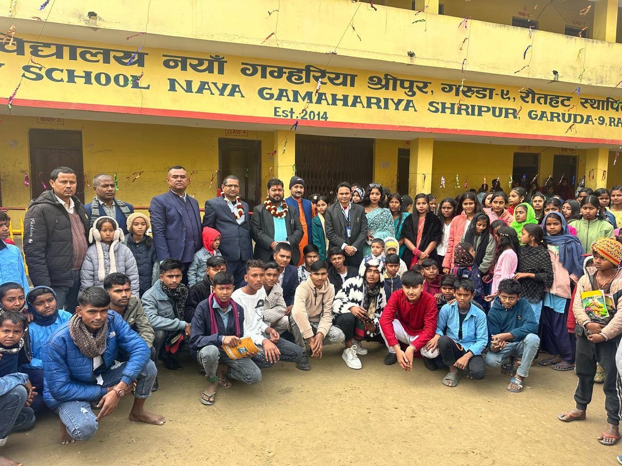 गरुडाको विभिन्न विद्यालयको सरस्वती पूजामा नगर प्रमुख जैसवाल सहभागि