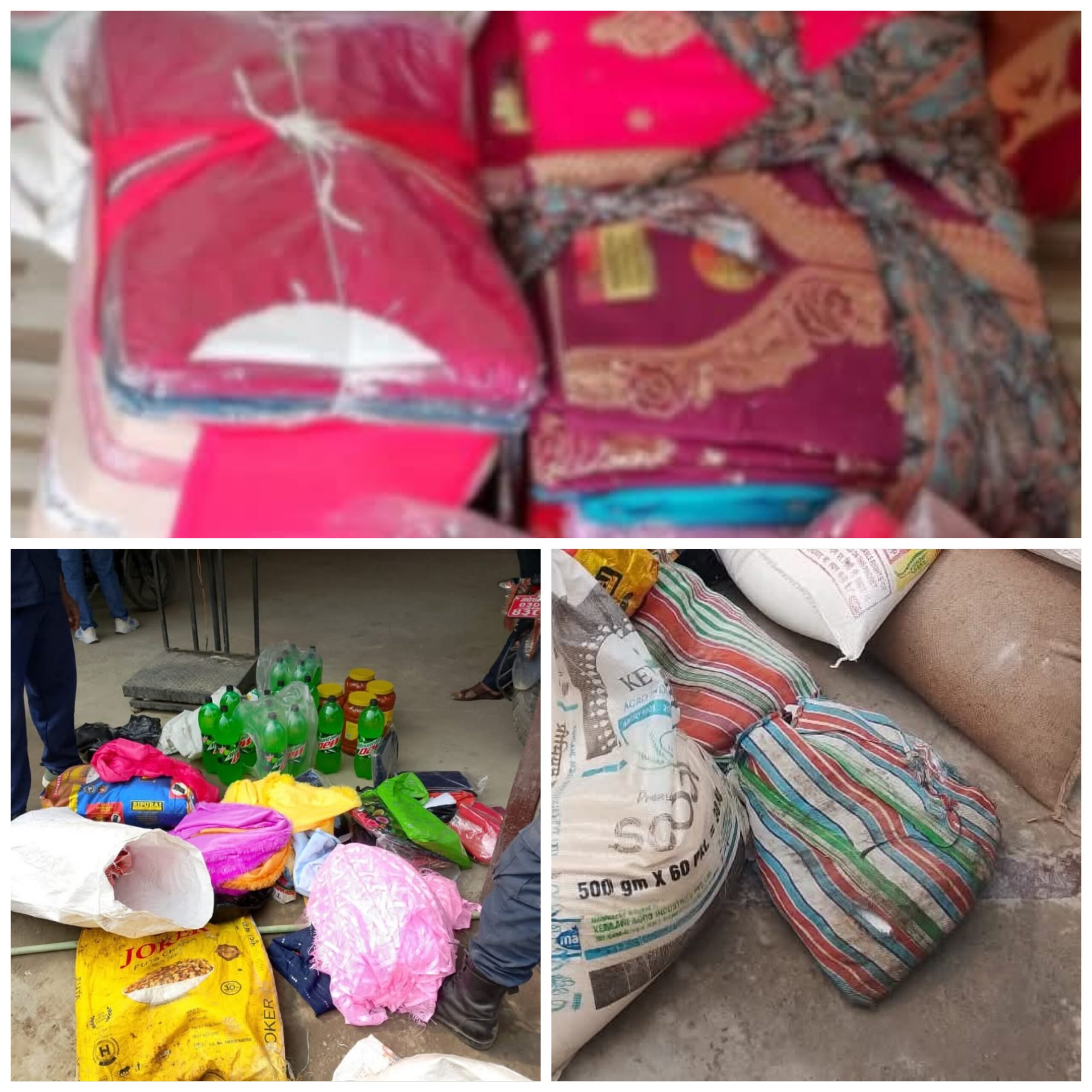 रौतहटमा भन्सार छलेर ल्याइएका विभिन्न सामानहरू प्रहरीद्धारा बरामद