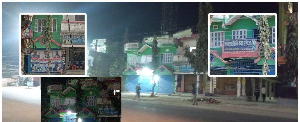 मुख्यमन्त्री सतिश कुमार सिंहको छड्के अनुगमन अघि नै गरुडाका अवैध सरस्वति हस्पिटलले हटाए होडिङ बोर्ड, सञ्चालक फरार