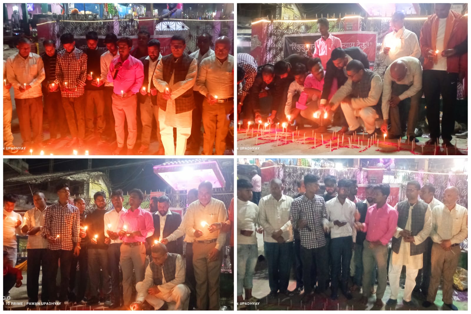 रिंकु कुमारी सदा प्रकरणः न्यायको माग गर्दै गरुडामा दीप प्रज्वलन