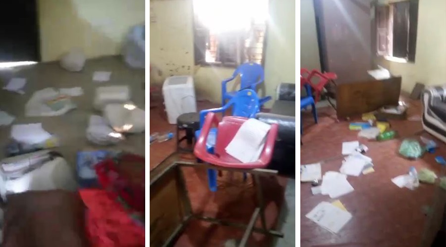 पर्सामा वडा कार्यालय तोडफोड