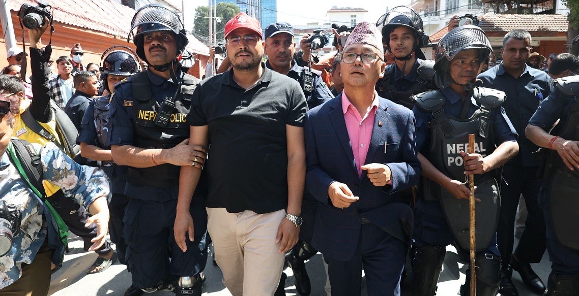 राष्ट्रिय प्रजातन्त्र पार्टीका अध्यक्ष राजेन्द्रसहित तीन नेता प्रहरी नियन्त्रणमा