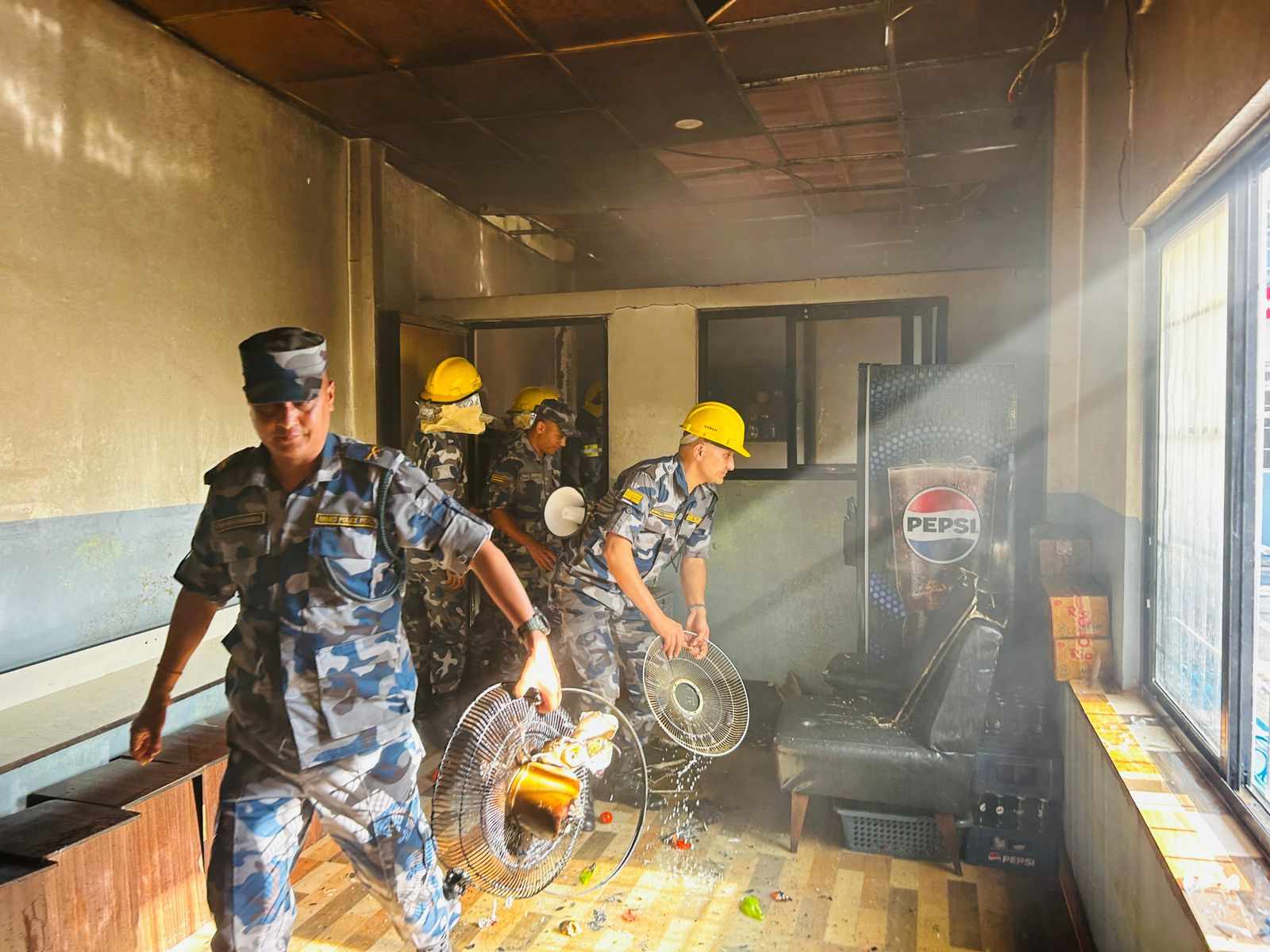 काठमाडौंको सोह्रखुट्टेस्थित सिग्मा कलेजको क्यान्टिनमा आगलागी