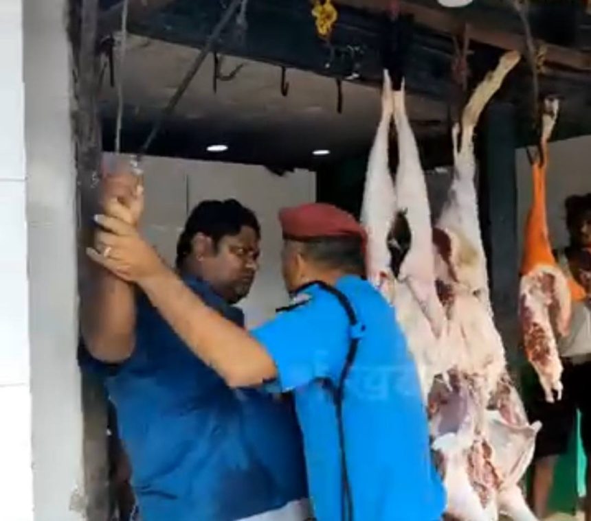 बाख्राको मासुलाई खसी भनेर बिक्री गर्ने सञ्चालक पक्राउ