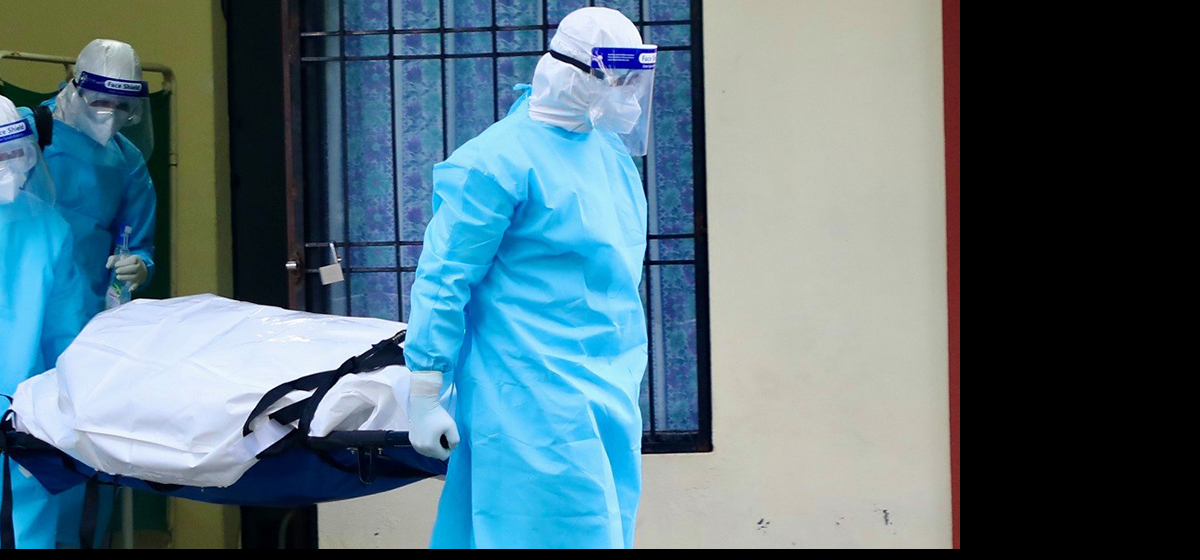 कोरोना संक्रमबाट महिलाको मृत्यु