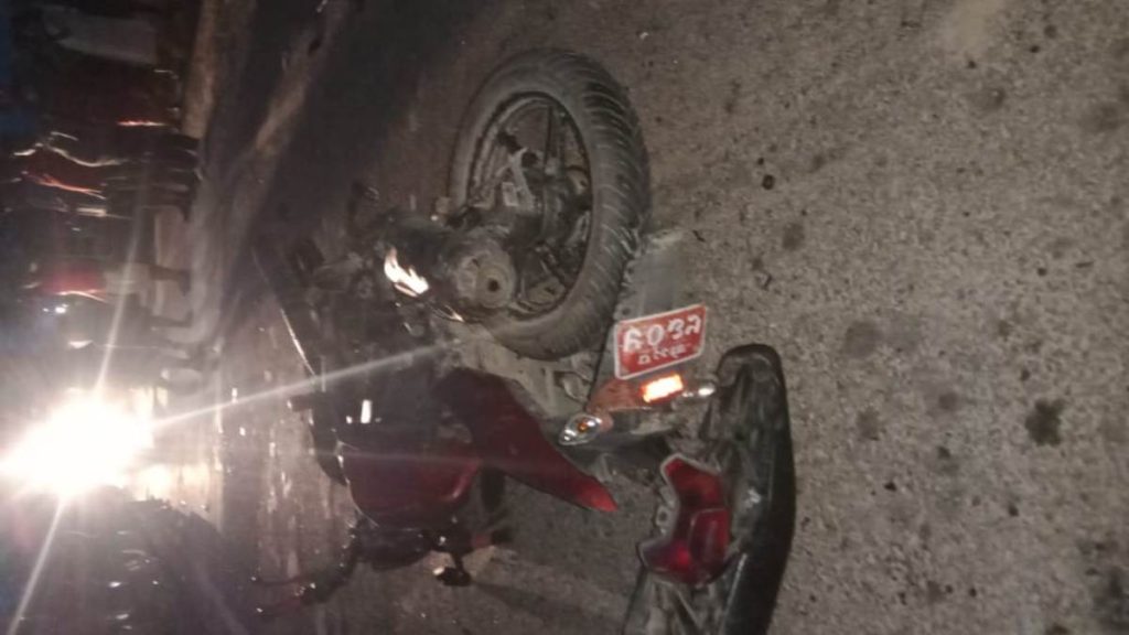 मोटरसाइकल दुर्घटना हुँदा ३ जनाको मृत्यु, २ जना घाइते