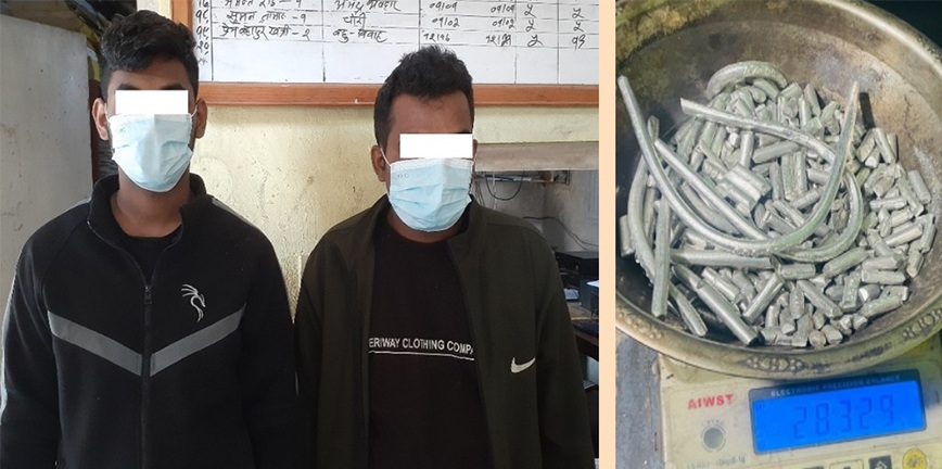 गरगहनामा मिसावट गरेर अवैध कारोबार गरेको आरोप २ जना पक्राउ