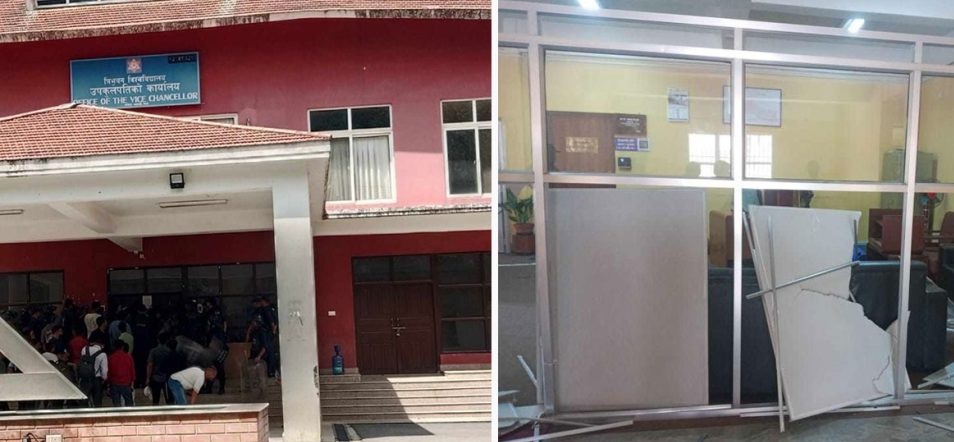 त्रिभुवन विश्वविद्यालयमा तोडफोड गरेको आरोपमा अर्का एक जना पनि पक्राउ