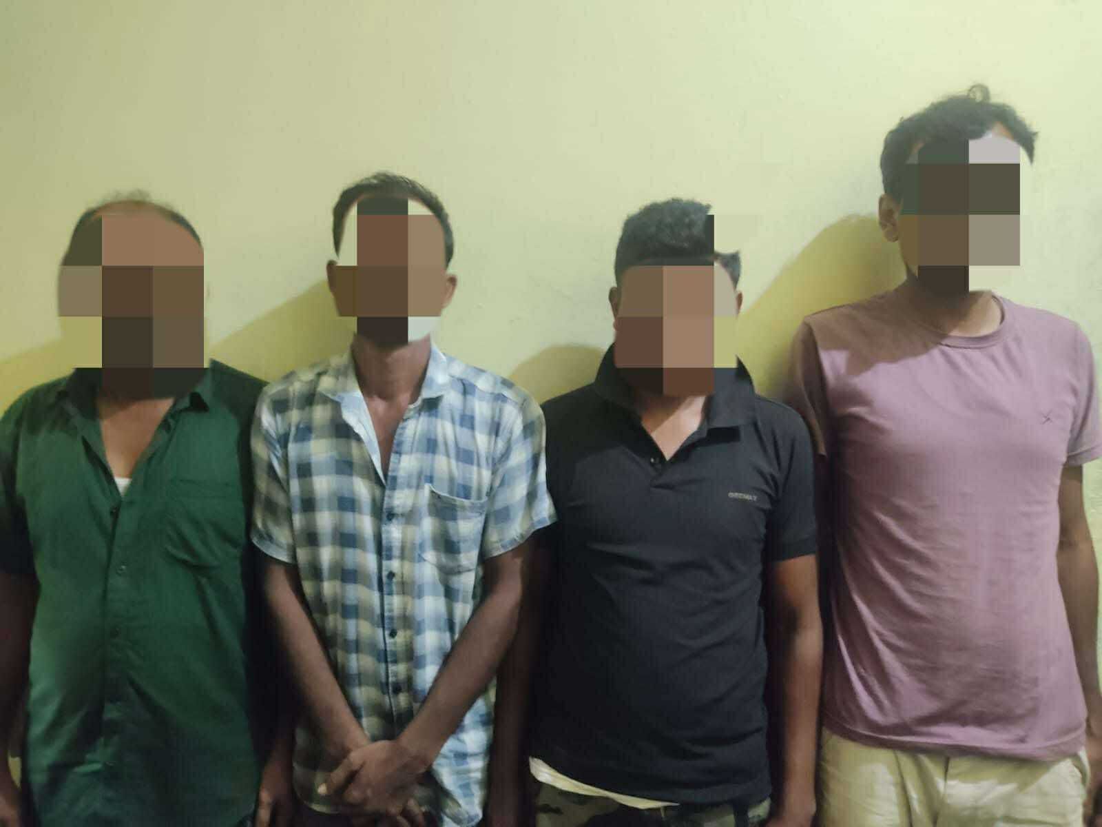 पर्सामा लागुऔषध अफिमसहित चार जना पक्राउ