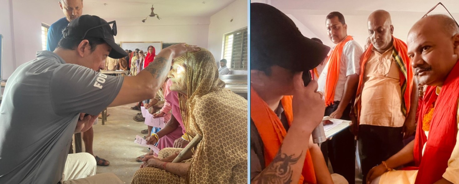 निशुल्क आँखा शिविर दुर्गा भगवतीमा सम्पन्न