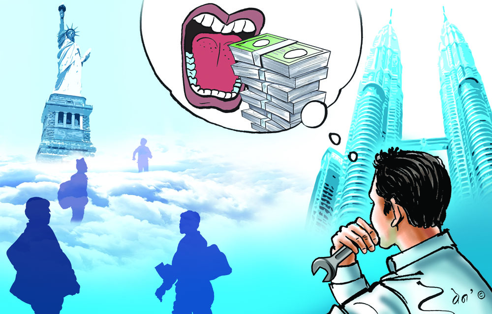 विदेश पठाइदिने बहानामा करोडौंको ठगी