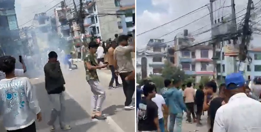 भक्तपुरको बालकोटमा गोली चल्यो, २ जना घाइते