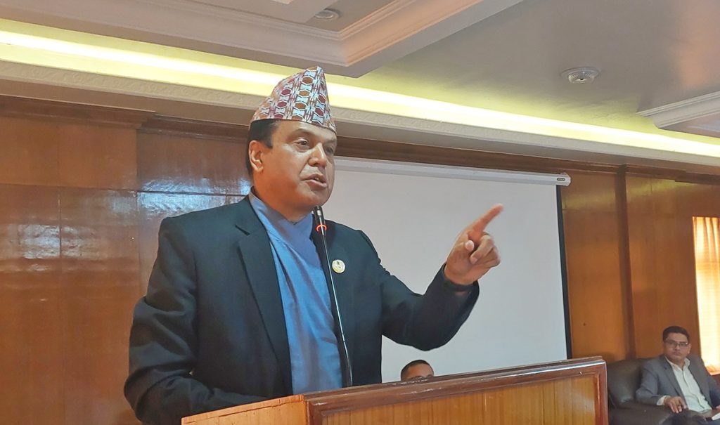 बागमती प्रदेशका सभामुखले बुझाए राजीनामा