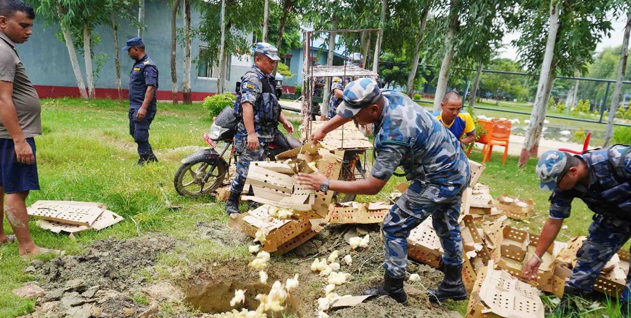 वीरगञ्जमा अवैध बोईलर चल्ला बरामद, चालक फरार