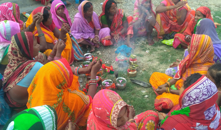 आज जितिया पर्वको ओगटन