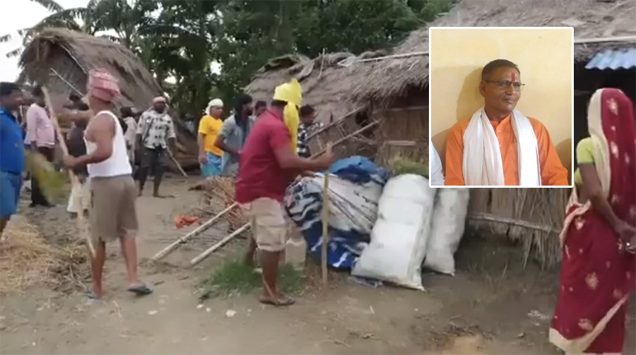 दलित परिवारको घर भत्काएको आरोपमा वडाध्यक्ष यादव पक्राउ